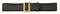 The Costume Center Black and Gold Naugahyde Santa Belt with Buckle – Size Extra Large